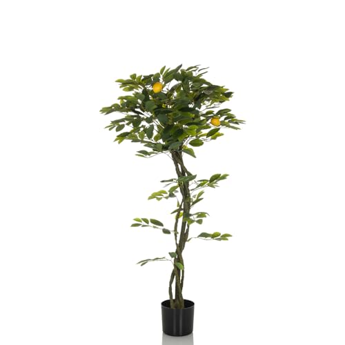 Planta Artificial HJH OFFICE Lemon (Verde - 135 cm) hjh OFFICE - Casa e jardim - verde, flor, suporte metálico, 135 cm