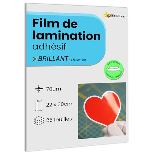 Papel Autocolante 3M Laminating Film Transparente StarMaker - Filme de laminação, pochetes e folhas - transparente, gelado, laminar, documentos