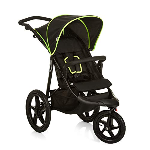 Carrinho de Bebé Individual BUGGY RUNNER Preto Amarelo Hauck - Carrinhos de bebê - individual, preto amarelo