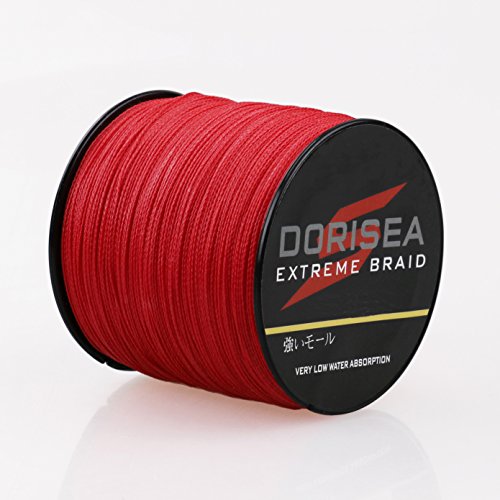 Dorisea Extreme Braid 100% Pe 100 M/109 Yards DORISEA - Roupa - pé, 100 m, preto, azul, vermelho