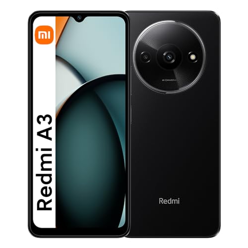 Smartphone XIAOMI Redmi A3 (6.53'' - 4 GB - 128 GB - Preto) Xiaomi - Telemóveis - 6.53 polegadas, 4 GB, 128 GB, preto