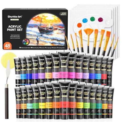 Conjunto de Artesanato SHUTTLE ART (48 peças) Shuttle Art - Meios de pintura - conjunto, artesanato, shuttle art, 48 peças