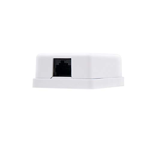 Adaptador de Rede TOOQ LP1099W Branco (RJ45 - 30 cm) NANOCABLE - Tomadas de telefone e dados - tomada de parede, com fios, branco, rj45