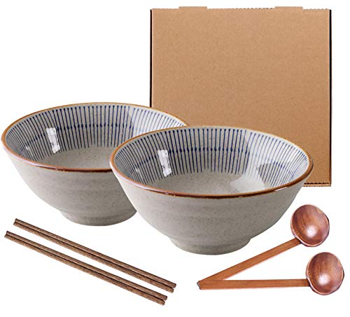 Tigela RAMEN Retro com Palhinhas e Talheres SDFVSDF - Tigelas - retro, palhinhas, talheres
