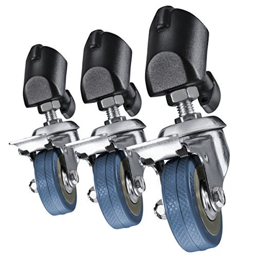 Walimex Pro Tripé Rolo 3 Peças (18-23 Mm) Walimex - Rodízios - tripé rolo, 3 peças, 18-23 mm, altura máxima 160 cm, peso 1,4 kg