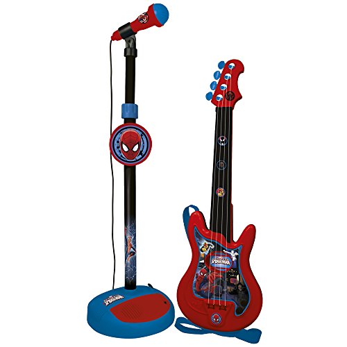 Kit Instrumento Musical CLAUDIO REIG 552 (72-552) REIG - Instrumentos de brinquedo - guitarra elétrica, base amplificadora, microfone regulável, cabo, fita para pescoço