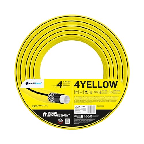 Mangueira para Jardinagem 4 Yellow 19 Mm X 20 M Cellfast - Mangueiras de jardim - jardinagem, 19 mm, 20 m