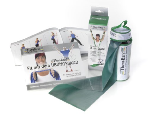Elástico de Resistência THERA-BAND Elástico Verde (2.5m) Thera-Band - Bandas de exercício - elástico, resistência, verde