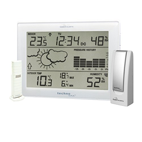 Sensor de temperatura e humidade MOBILE ALERTS MA10006 Technoline - Previsores do tempo e estações - temperatura, humidade, alarma, lcd