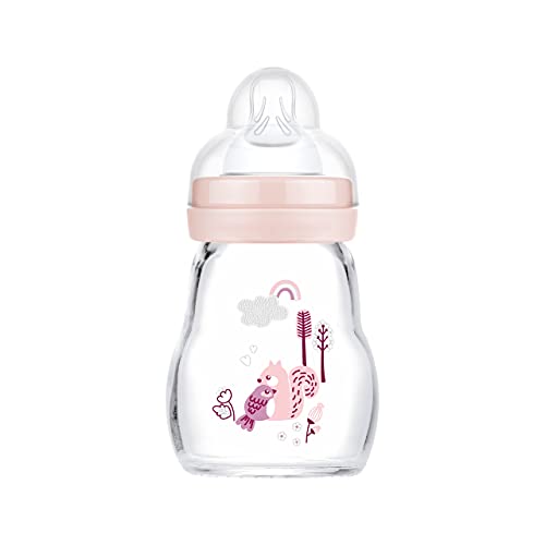 Garrafa Térmica MAM Feel Good Glass 170ml MAM Babyartikel GmbH - Biberões - 170ml, vidro temperado, resistente ao congelamento, portátil