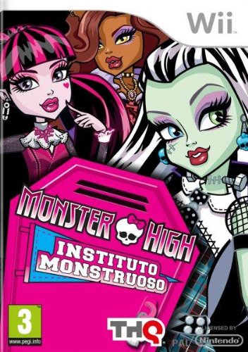 Jogo Wii MONSTER HIGH Institute Monstrous (E10 - Mínimo 6 anos) Wii - Software de jogos de vídeo - jogo wii, monster high, institute monstruous, e10, mínimo 6 anos