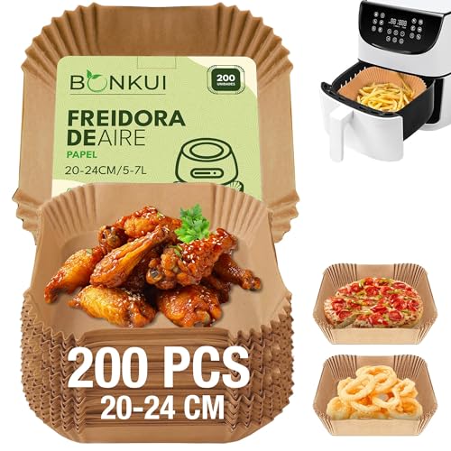 Papel Fritadeira 20-24 Cm 4-7 L 200 Unidades BONKUI - Acessórios para fritadeiras - fritadeira, 200 unidades, 20-24 cm, 4.7 L