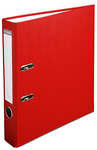 Arquivador EXACOMPTA (Vermelho - Polipropileno - A4) EXACOMPTA - Pastas Organizadoras - polipropileno, a4, 3 compartimentos, alça