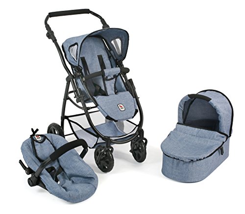 Carrinho de Bonecas BAYER Chic (Idade Mínima Recomendada: 2 anos) Bayer Chic 2000 - Brinquedos - 2 anos, metal, cinto de segurança, alavanca de direção