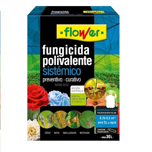 Fungicida Polivalente SISTÉMICO Flower (10 ml) FLOWER - Jardinagem - fungicida, polivalente, sistemico, 10 ml