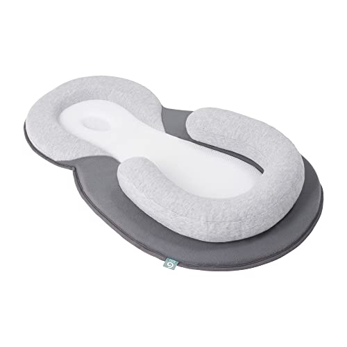 Baby Moov A050406 Almofada de Apoio para Dormir Preto Cinzento Algodão Poliéster Poliuretano BABYMOOV - Almofadas - 60 x 40 cm, 1,2 kg, algodão, poliéster, poliuretano