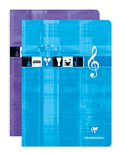 Caderno Clairefontaine 3114C | Branco (Livro e Livros) Clairefontaine Rhodia - Cadernos e bloco de notas - 80 páginas, capa de cartão, preto e branco, margens
