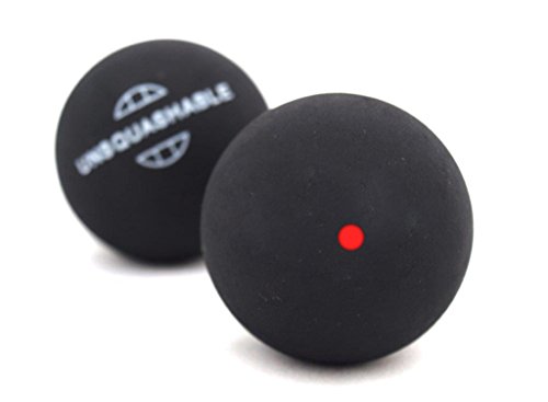 Racket Squash Unsquashable Squashball 2er Pack Unsquashable - Futebol - racket squash, unsquashable, squashball, 2 pack, treinar, competir