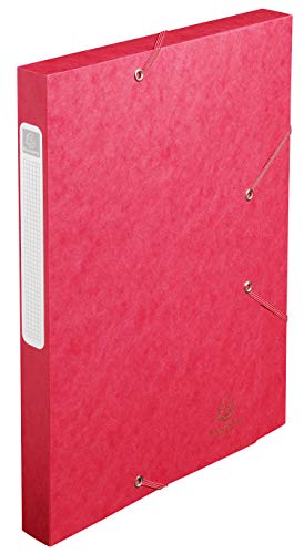 Caixa para Arquivos EXACOMPTA 1.5 cm Vermelho EXACOMPTA - Papel de impressora e copiadora - 1.5 cm, vermelho, armazenamento, fácil de montar