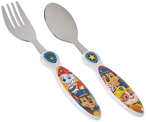 Conjunto de cozinha para cães Patrulha Pata 4 peças Patrulla Canina - Jogos de talheres - conjunto, cozinha, cães, patrulha pata, metal