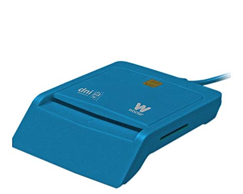 Leitor de Smart Card WOXTER PE26-146 Interior Azul Woxter - Leitores de cartão eletrônico - smart card, interior, azul