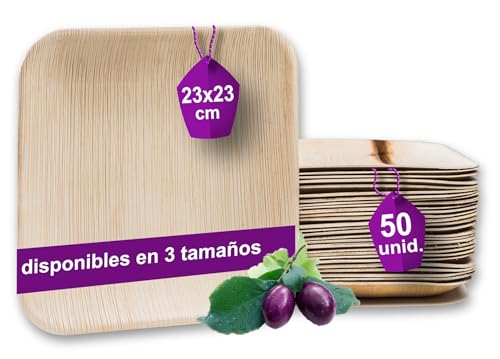 Prato de Palma Eco 50 Quadrados 23X23 Cm WAIPUR Rabe Kontor - Cozinha & sala de jantar - madeira, elegante, moderno, 23x23 cm