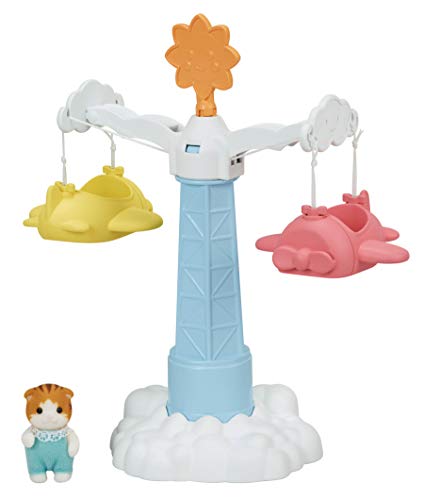 Boneca SYLVANIAN FAMILIES Le Manège Volant Des Bébés (Idade Mínima Recomendada: 3 anos) SYLVANIAN FAMILIES - Conjuntos de brinquedos - boneca, sylvanian families, le manège volant des bébés, idade mínima recomendada 3 anos