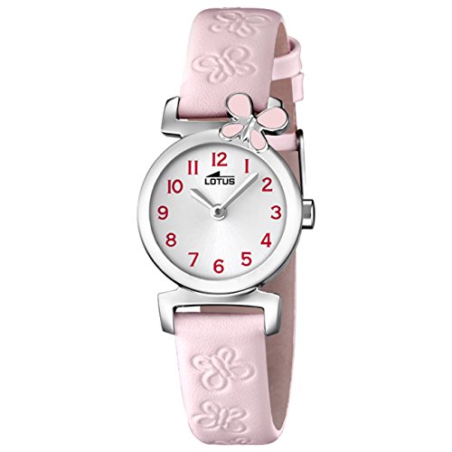 Relógio LOTUS Junior (Aço e Couro - Rosa) Lotus - Relógios - infantil, eefeito de luz, aço, couro, rosa