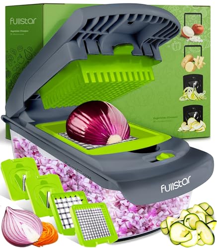 Picador de Legumes e Verduras 4 em 1 Gadget fullstar - Fatiadores de cozinha - legumes, verduras, gadget
