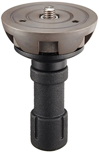 Adaptador de cabeça de tripé Manfrotto 520BALLSH 75mm Half Bowl Short Manfrotto - Colares e suportes de tripé - alumínio, 375g, 7,5cm, preto