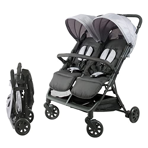 Carrinho de Bebé Individual BAMBI SOL Twin BAMBISOL - Móveis para bebês e crianças pequenas - duplo, gêmeos, 15 kg, assentos independentes