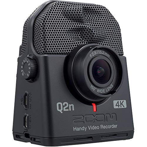Gravador de áudio/vídeo Q2N 4K Zoom Preto Zoom - Câmaras de vídeo - 4k, 30 fps, wav, mp3