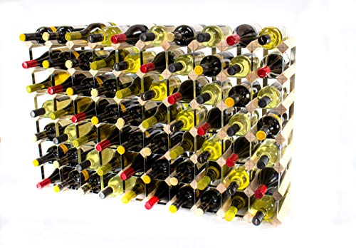 Cranville Wine Racks Classic Wooden Pin 70 Bottle Metal Galvanized Cranville wine racks - Utensílios de Cozinha - classic, wooden, pin, 70 bottle