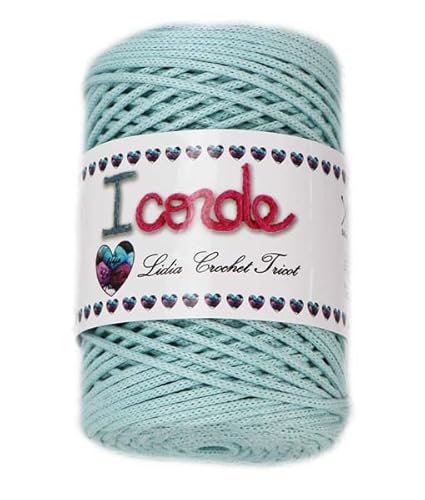 Fio CORDA Macrame 100% Algodão Reciclado I-CORDE Lidia Crochet Tricot - Fios - macramé, algodao reciclado