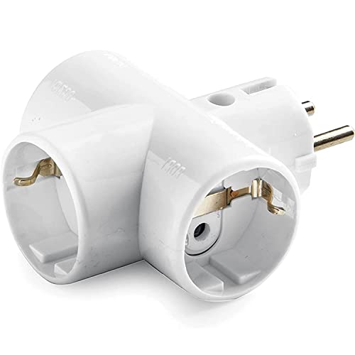 Extensão Elétrica CABLEPELADO (3 Tomadas - Tipo F) CABLEPELADO - Fios e cabos elétricos - 3 tomadas, tipo f