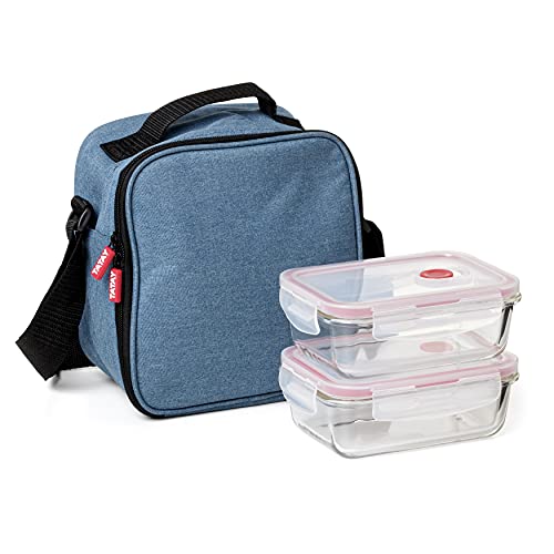Saco TATAY Urban Food Casual (Azul - Poliéster) TATAY - Lancheiras e sacos - bolsa térmica, porta alimentos, vidro, prática bolsa