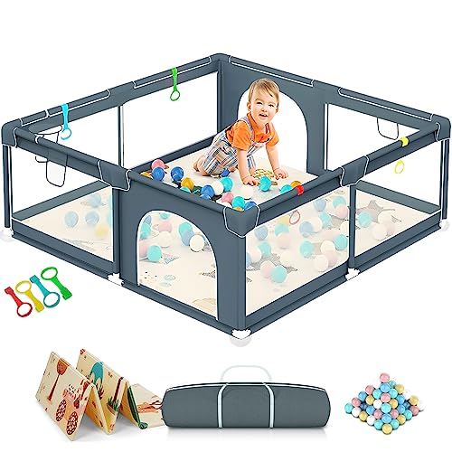 Parque Infantil BEBE CON COCHONETA (180x150 cm) GOI - Móveis para bebês e crianças pequenas - parque infantil, bebé, cochoneta, 180x150 cm