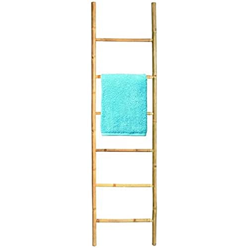 Toalheiro de Parede Bambu 6 Níveis 190X50Cm COTEXA - Suportes e porta-toalhas - bambu, 6 níveis, 190x50cm, natural