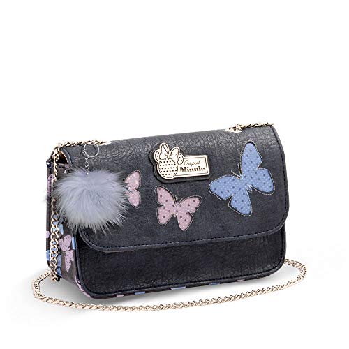 Bolsa de Ombro MINNIE MOUSE Blufy Azul (20cm) KARACTERMANIA - Bolsas - bolsa de ombro, minnie mouse, blufy azul, fecho magnético, compartimento principal