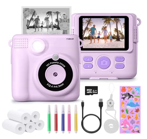 Máquina Fotográfica Instantânea FUNKAM Kids FUNKAM - Câmeras digitais - funkam, instantânea, kids