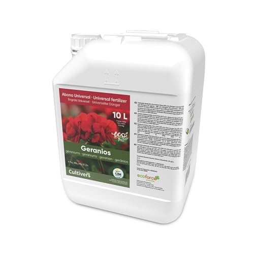 Fertilizante Cultivers para Gerânios Ecológico 10L Ecoforce - Adubos - fertilizante, gerânios, ecológico, 10L