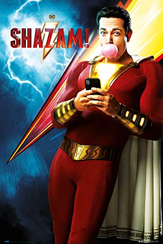 Poster ERIK EDITORES Shazam (61 x 91.5 cm) DC Comics - Pósteres, impressões e arte visual - shazam, 61x91.5cm