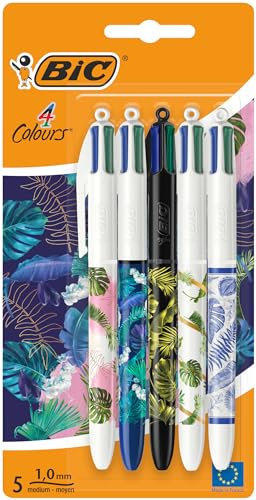 Bic Boligrafos Decor 5 Unidades (Recondicionado Como Novo) BIC - Canetas - decorativos, 4 cores, metálico, punta media
