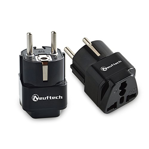 Adaptador de Viagem Neuftech 2 X 4.8mm Universal Travel Adapter para UK, USA, EU, Aus Neuftech - Carregadores de bateria de uso geral - universal, tomada EU, tomada uk, tomada aus
