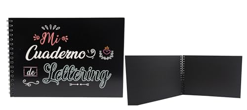 Caderno de Linhas e Pontas BISMARK Lettering Poessa - Cadernos e bloco de notas - capa rígida, papel 180g/m², encadernação espiral