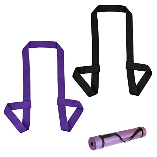 Porta-Matelo PINSHENG 2 Peças Ajustável (Cinzento) Pinsheng - Bolsas e correias para tapetes de yoga - 2 peças, ajustável, cinzento