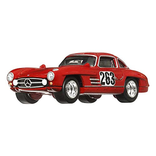 Brinquedo sobre Rodas Hot Wheels Mercedes-Benz 300 SL | Vermelho, Prateado Hot Wheels - Brinquedos - mercedes-benz, 300 SL, metal, 3 anos