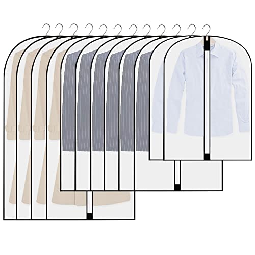 Saco para Roupa 12 Unidades com Velcro e Creme (60x80, 100, 120 cm) Owelth - Sacos de roupa - 12 unidades, velcro, creme, 60x80 cm