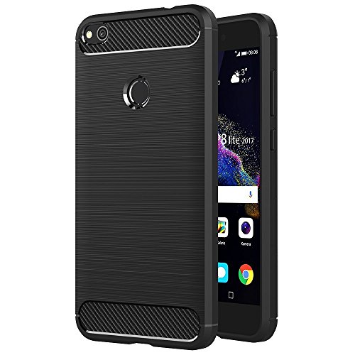 Capa Huawei P8 Lite 2017 COPHONE Silicone Preto Cophone - Peças de reposição para telemóveis - silicone, preto, huawei p8 lite 2017