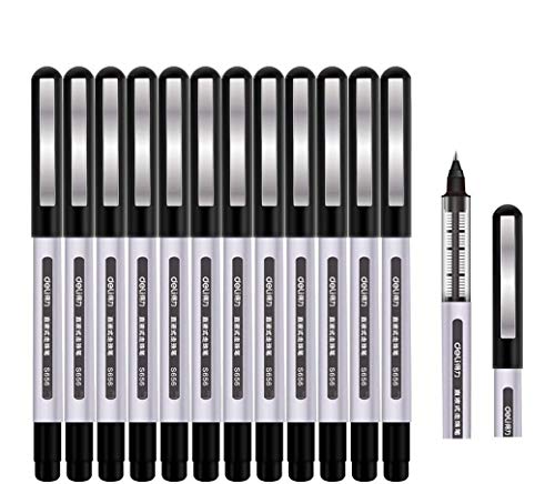 Canetas de Gel SURCOTTO Preto (0.5mm - 12 Un) Surcotto - Canetas - 0.5mm, 12 unidades, ponta macia, tinta líquida